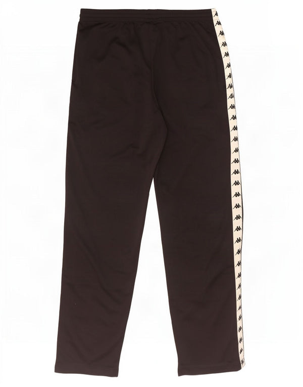 Kappa Pantalon de survêtement graphique pour garçon 11-12 ans Large Noir Colourblock