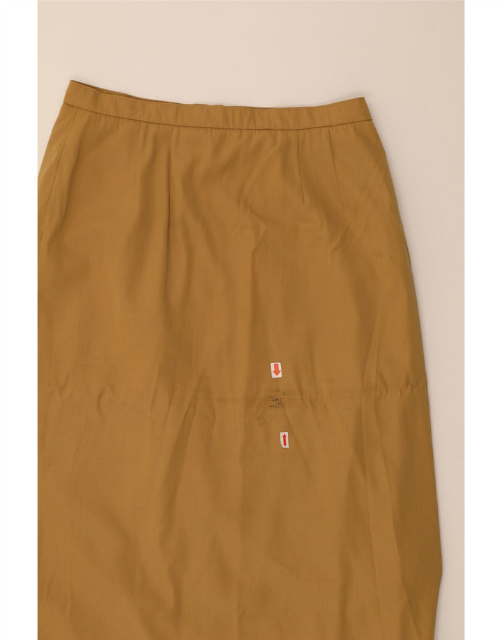 VINTAGE Womens A-Line Skirt W30 Medium Beige Vintage Vintage and Second-Hand Vintage from Messina Hembry 