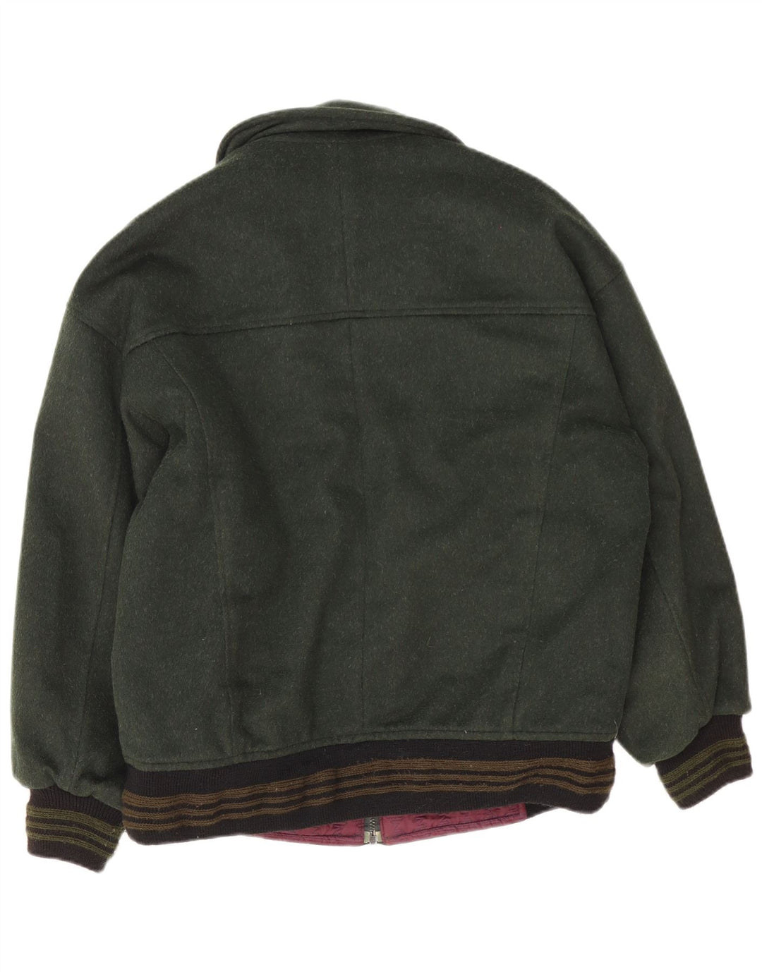 Vintage Bomberjakke til mænd UK 40 Large Green Colourblock