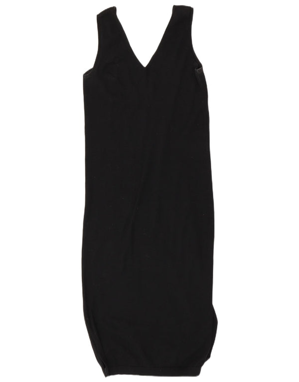 Superdry Womens Sleeveless Bodycon Dress UK 10 Small Black