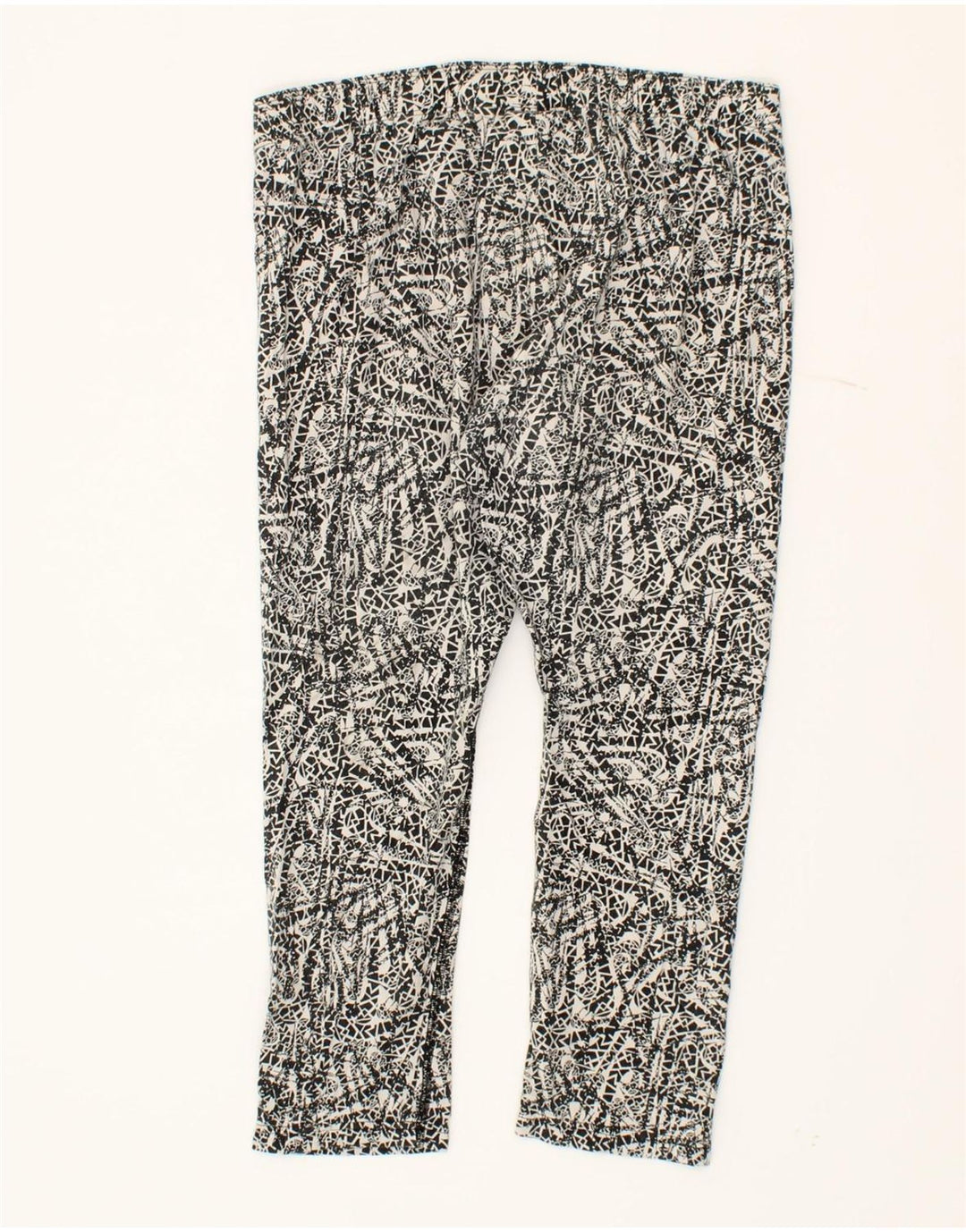 NIKE Womens Abstract Pattern Tracksuit Trousers UK 14 Large  White Vintage Nike and Second-Hand Nike from Messina Hembry 