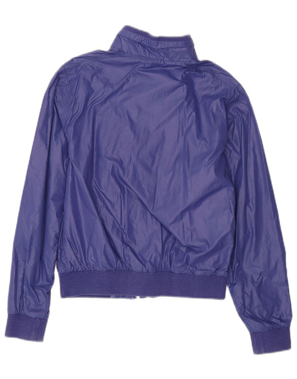 Moncler Girls Bomber Jacket 11-12 Years Blue Nylon