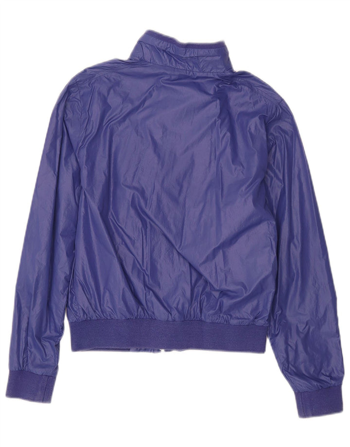 Moncler Bomberjacke für Mädchen, 11–12 Jahre, blaues Nylon