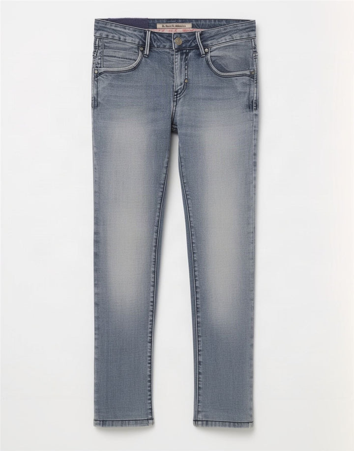 BACI & ABBRACCI Womens Slim Jeans IT 44 Medium W28 L28 Blue Cotton