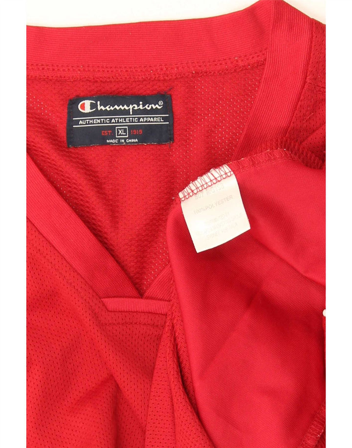 Champion Chaleco Hombre XL Poliéster Rojo