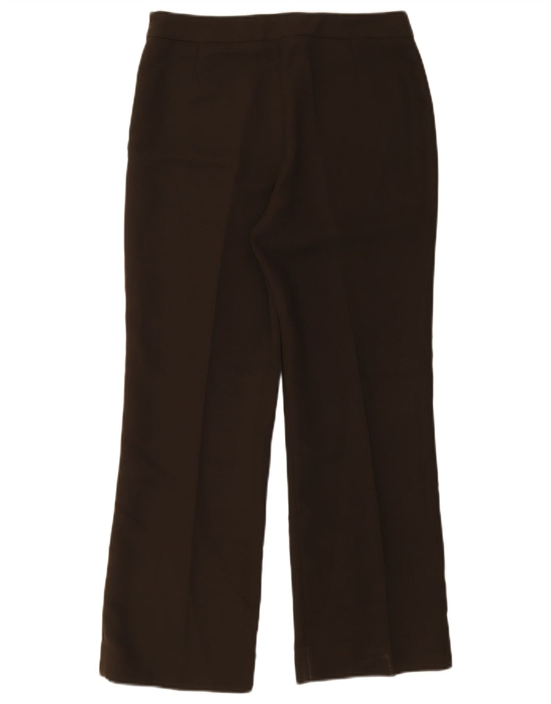 Zara Womens Straight Casual Trousers EU 40 Medium W30 L28 Brown Polyester