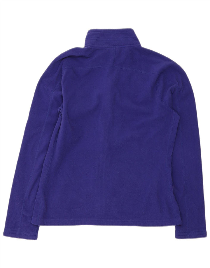 THE NORTH FACE Womens Fleece Jacket UK 16 Large Purple Polyester