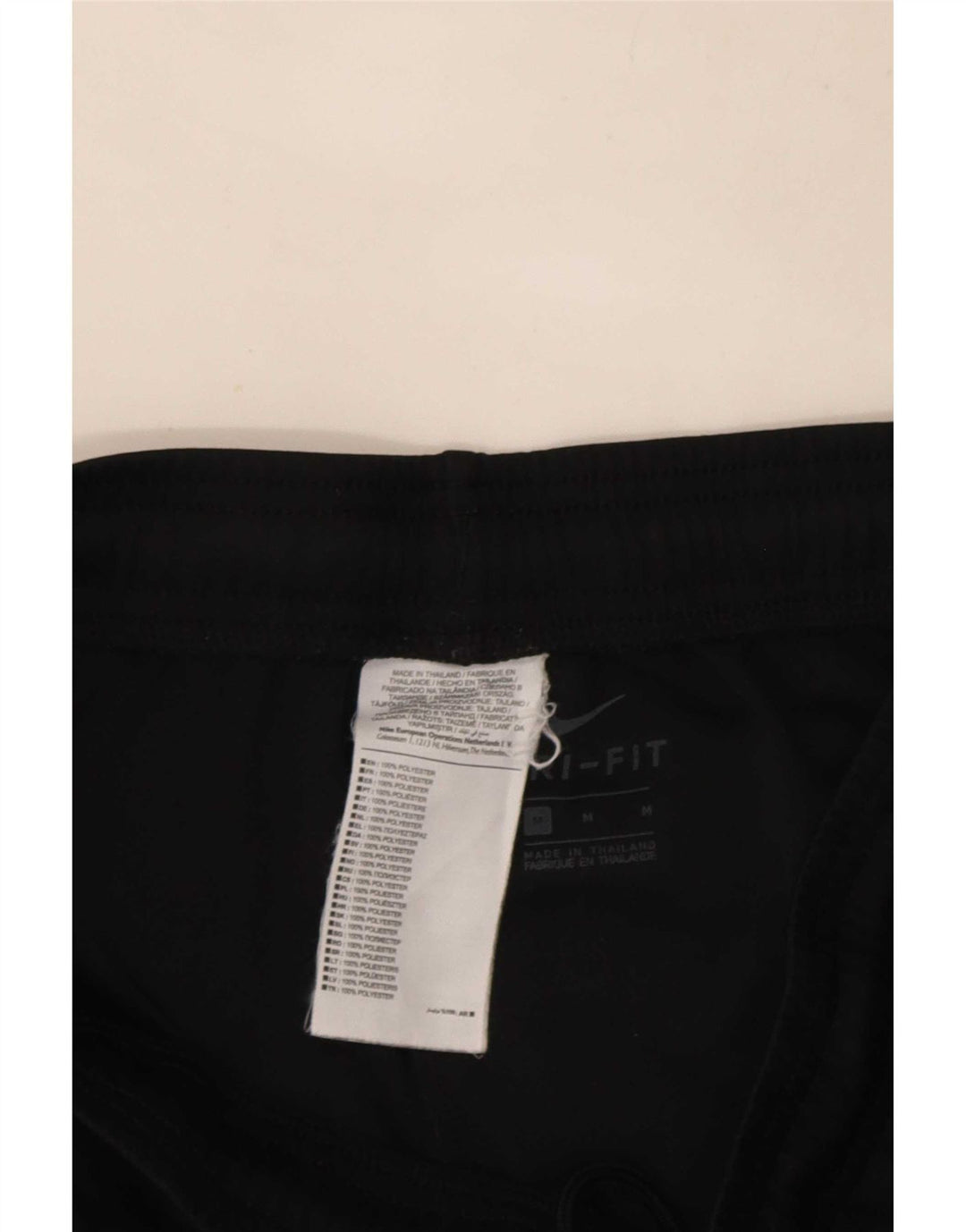 Nike Mens Dri Fit sport rövidnadrág közepes fekete poliészter