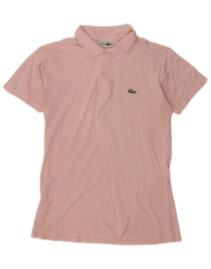 Lacoste Mens Polo Shirt Size 4 Medium Pink
