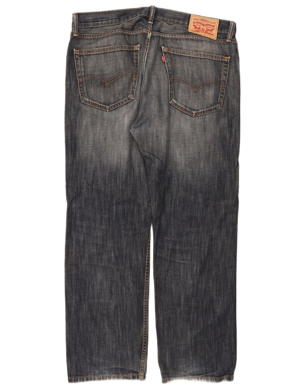 Мужские прямые джинсы Levi's 505 W36 L30 синие, хлопок