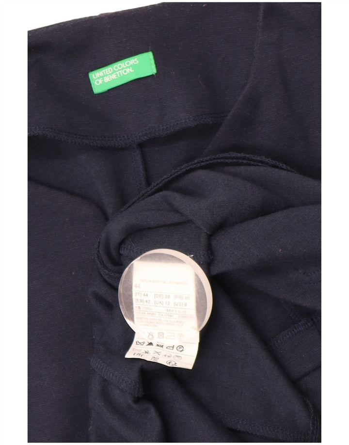 Benetton ženski sako s 1 gumbom i 1 gumbom UK 12 Srednje tamnoplava