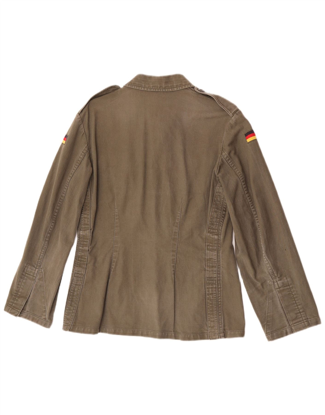Vintage Womens Military Shirt UK 10 Small Khaki