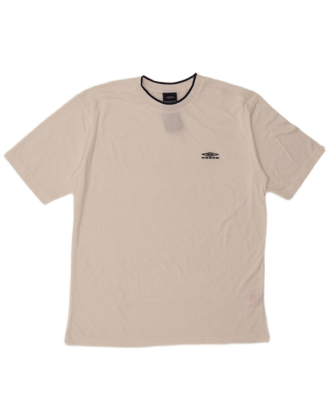 Umbro Herren T-Shirt Top Large Weiß Polyester