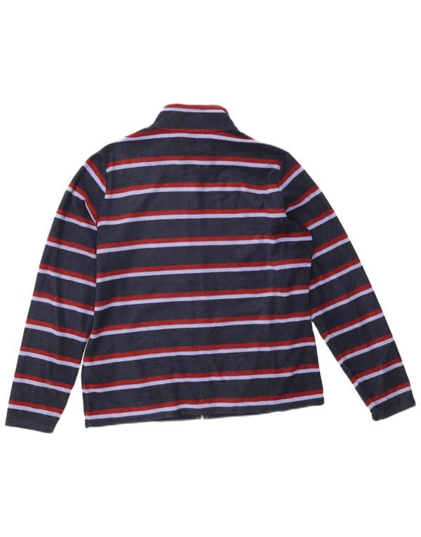 Marks & Spencer Chaqueta polar para mujer UK 46 Grande Azul marino Rayas