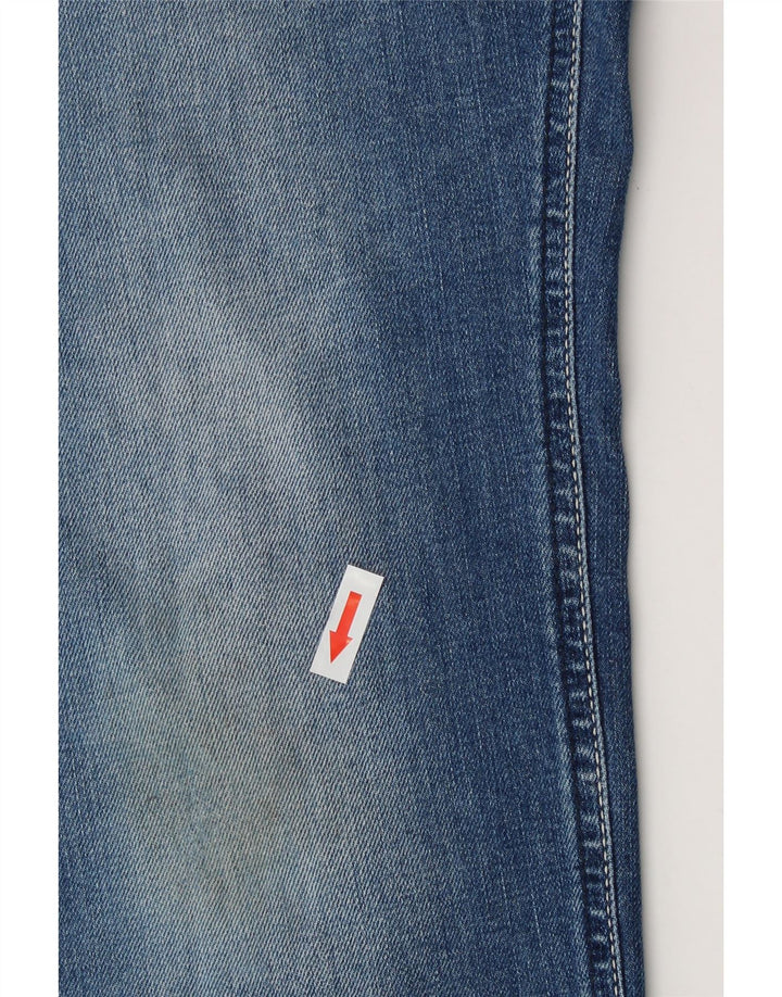 Gas Mens Slim Jeans W36 L34 Blue Cotton