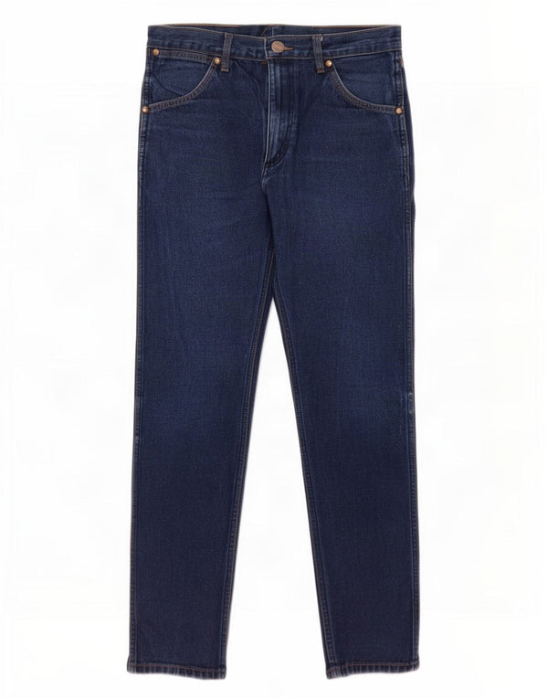 Wrangler Jean droit homme W32 L32 bleu coton