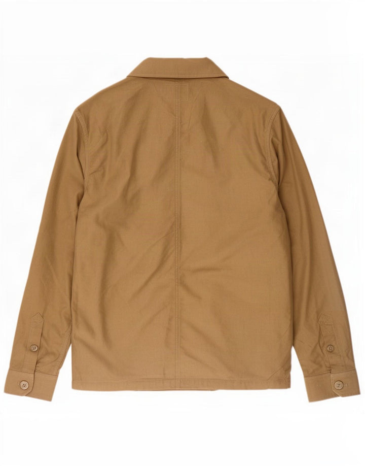 Marks & Spencer Mens Utility Jacket Medium Brown Cotton