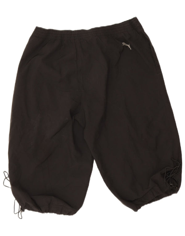 Puma Mens Graphic Sport Shorts Large Black Polyester