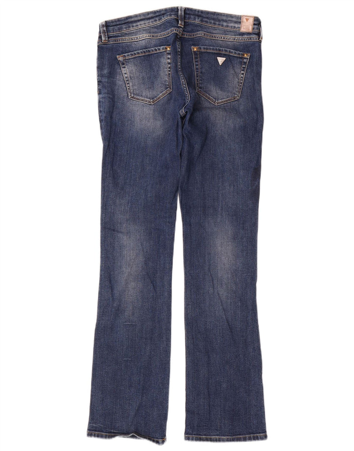Guess Womens Straight Jeans W29 L31 Blue Cotton