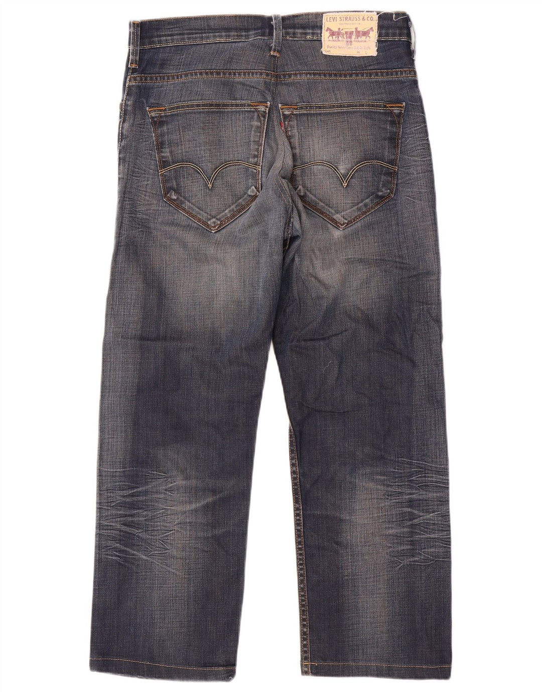 Męskie proste dżinsy Levi's W34 L29 Niebieskie bawełniane
