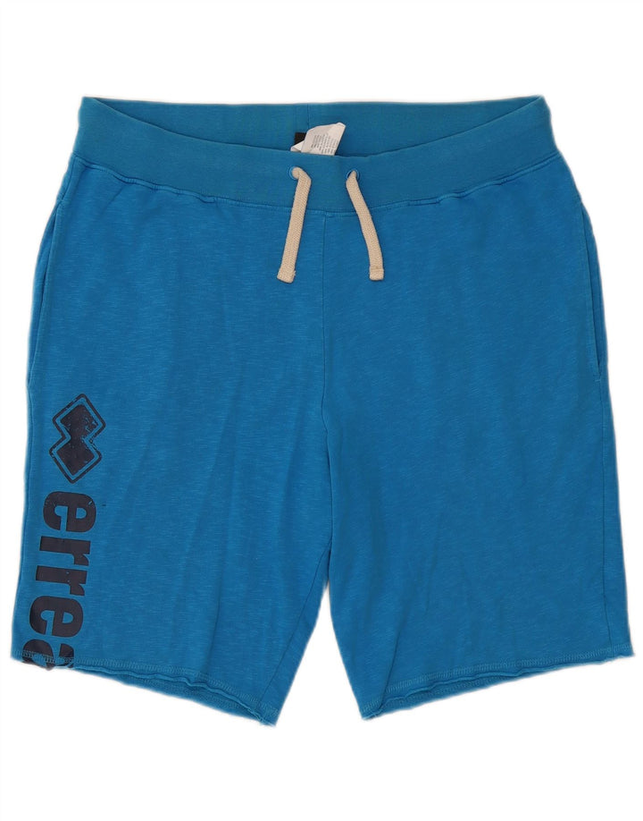 Errea Мужские спортивные шорты с рисунком XL, синие, хлопок