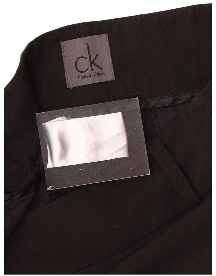 Pantaloni casual slim da donna Calvin Klein W32 L32 poliestere nero