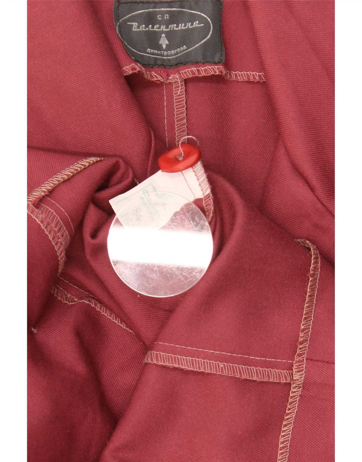 Vintage γυναικείο σακάκι με διπλό στήθος UK 10 Small Red
