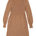 Marks & Spencer Damen Pulloverkleid UK 14 Mittelbeige Viskose