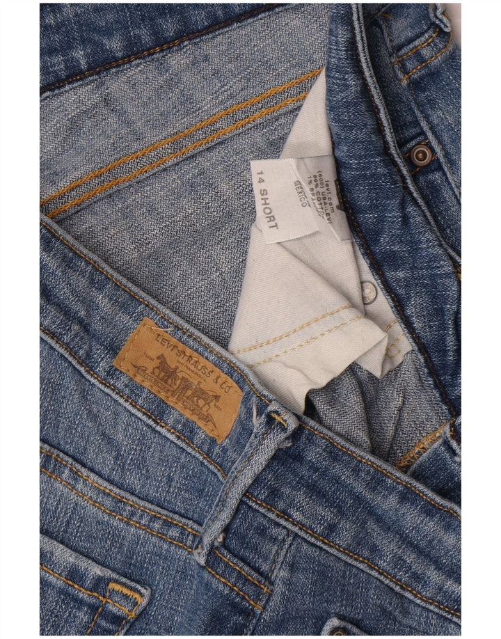 Levi's Womens 545 Low Bootcut Jeans US 14 XL W36 L31 Blue Cotton