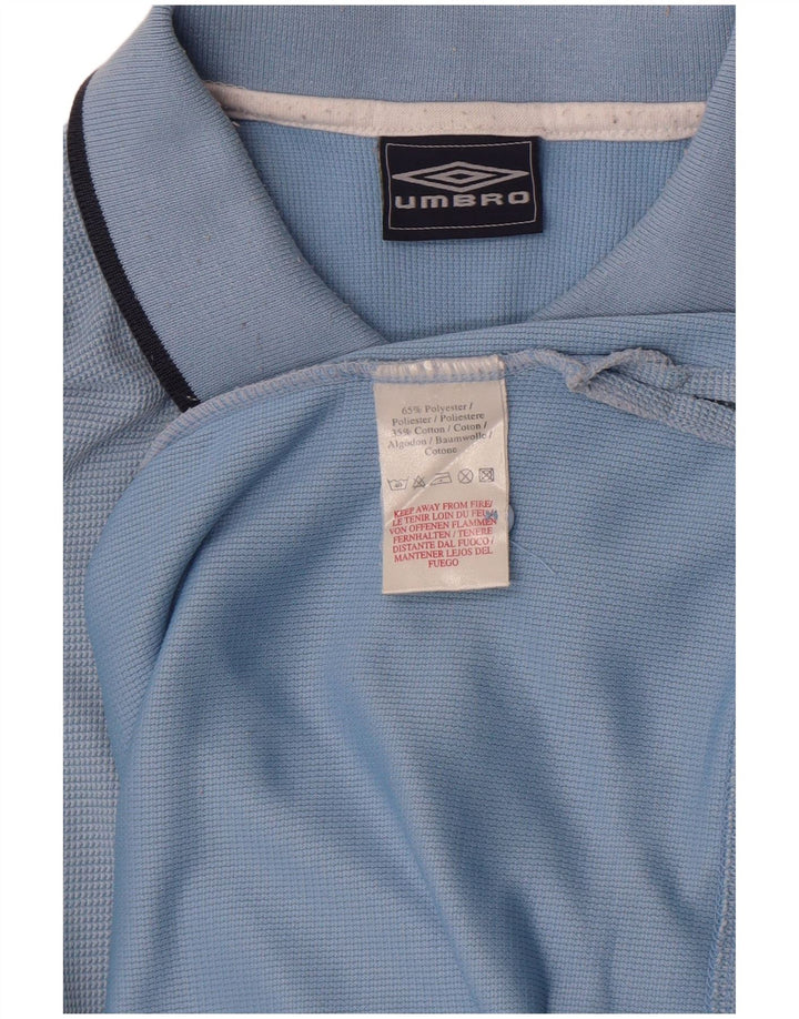Umbro Polo Homme Bleu Moyen Polyester
