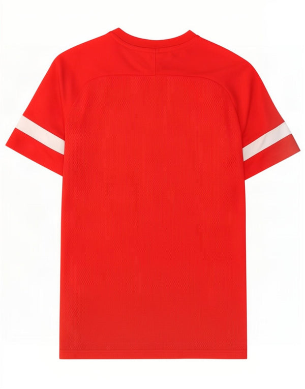 T-shirt da ragazzo Nike Dri Fit Top 13-14 anni XL Poliestere color block rosso
