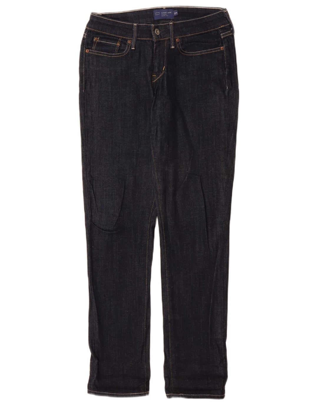 Levi's Womens Slight Curve Slim Jeans W27 L31 Navy Blue Cotton