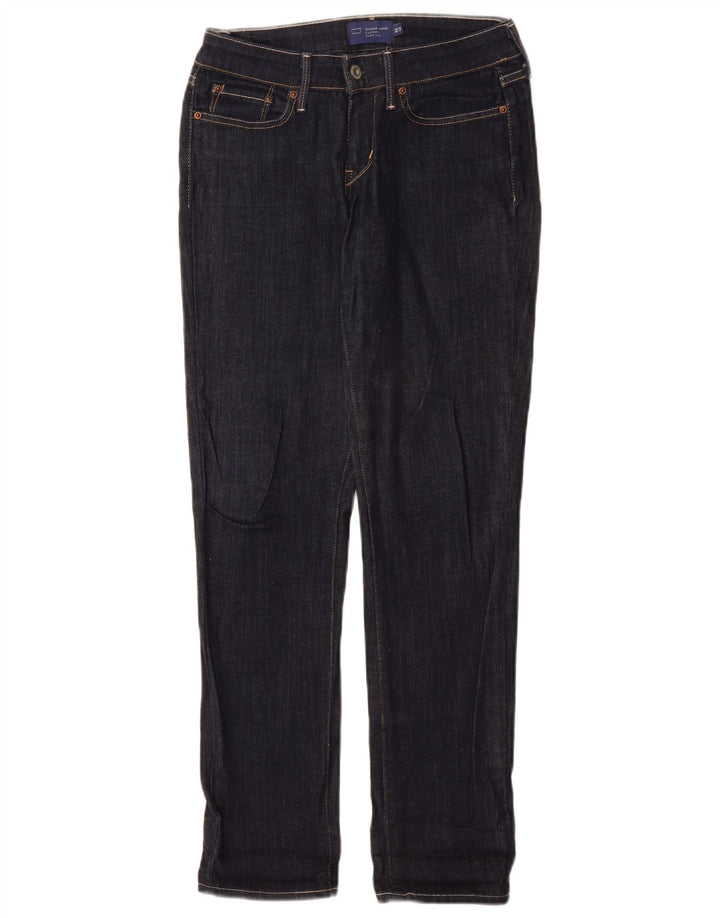 Levi's Womens Slight Curve Slim Jeans W27 L31 Navy Blue Cotton