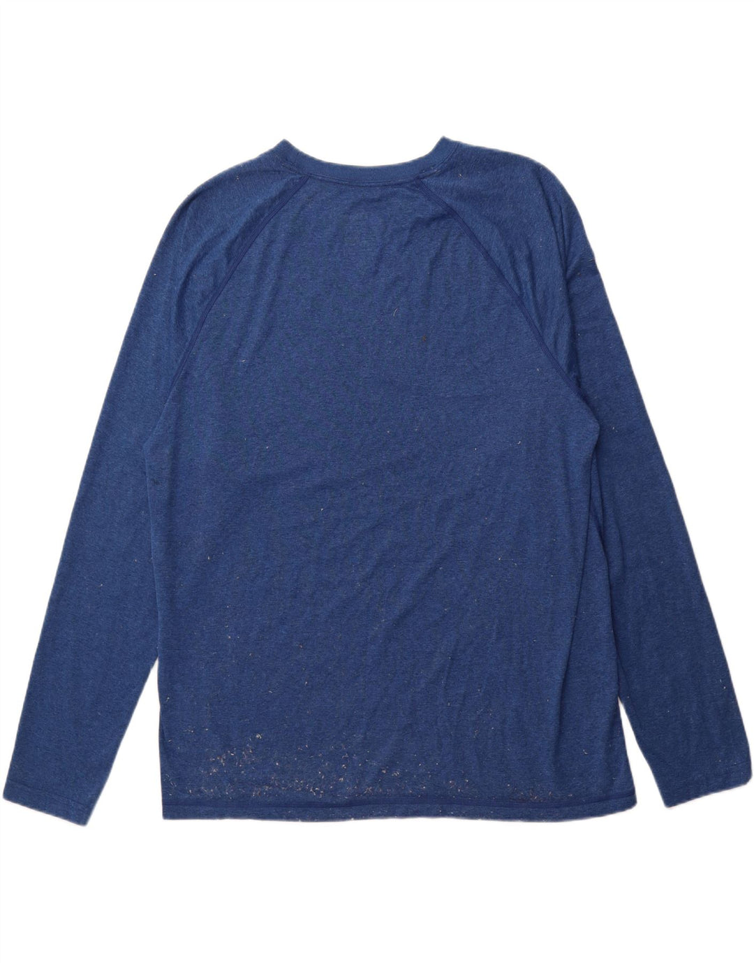 L.L.BEAN Mens Top Long Sleeve Large Blue Polyester