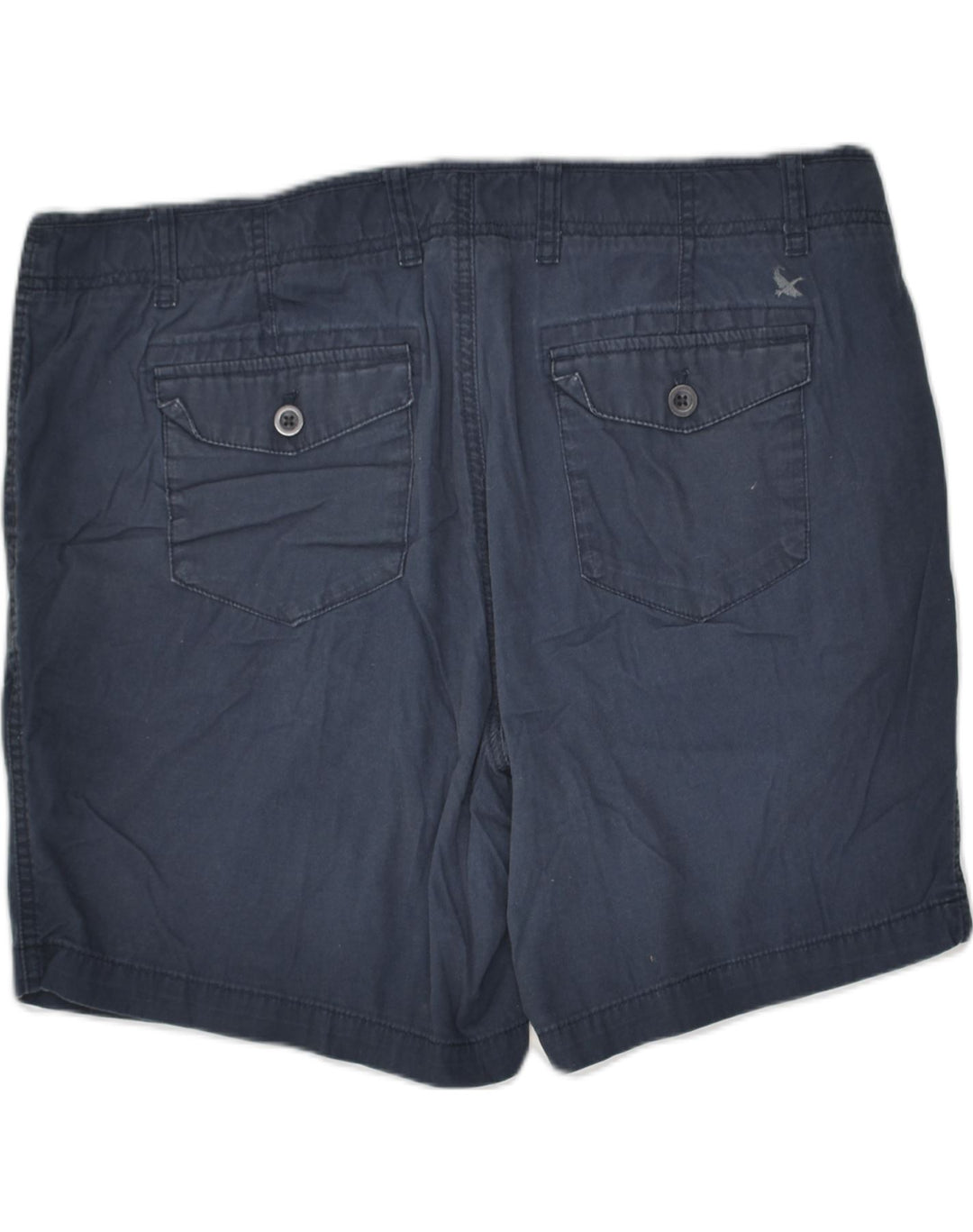 EDDIE BAUER Womens Chino Shorts US 16 2XL W38  Navy Blue Cotton | Vintage Eddie Bauer | Thrift | Second-Hand Eddie Bauer | Used Clothing | Messina Hembry 