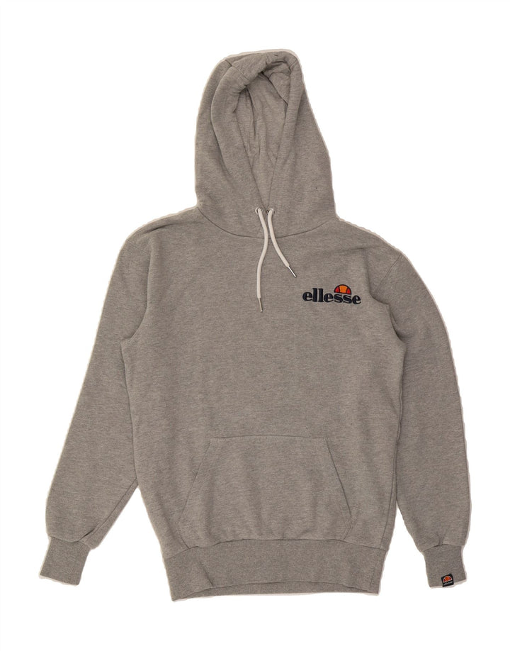 ELLESSE Mens Hoodie Jumper XS Grey Cotton Vintage Ellesse and Second-Hand Ellesse from Messina Hembry 