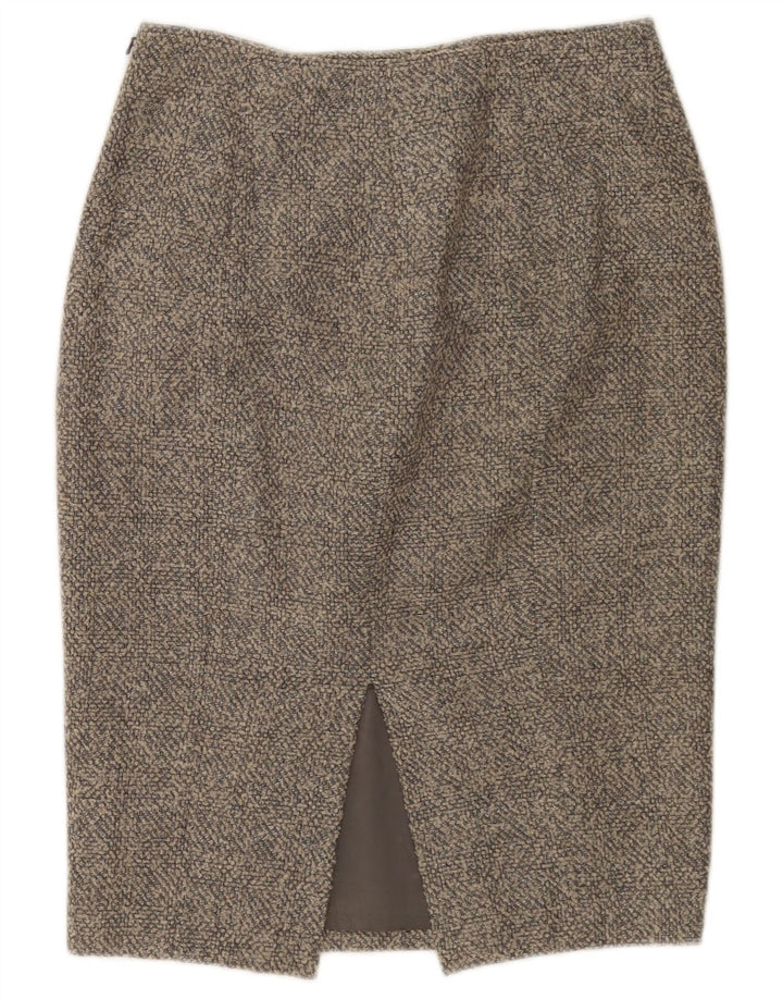 HOBBS Womens Pencil Skirt UK 10 Small W28  Grey Wool
