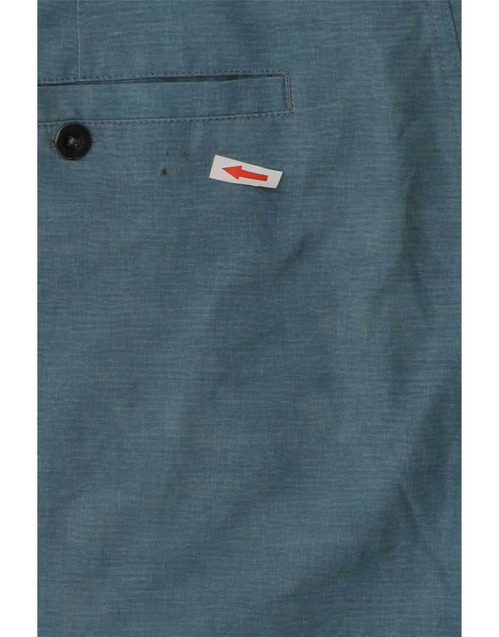 Quiksilver Mens Chino Shorts W38 XL Blue Polyester