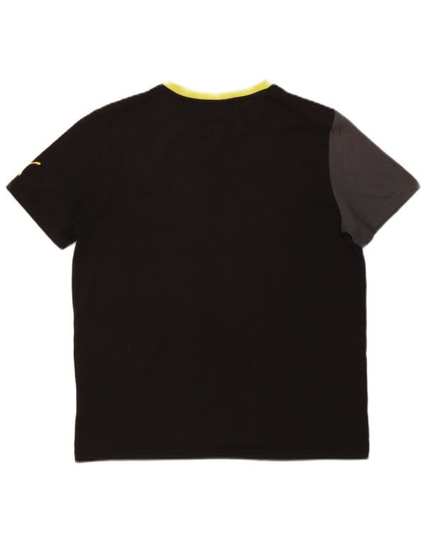 Puma Boys Grafisk T-Shirt Top 15-16 år Sort Colourblock Polyester