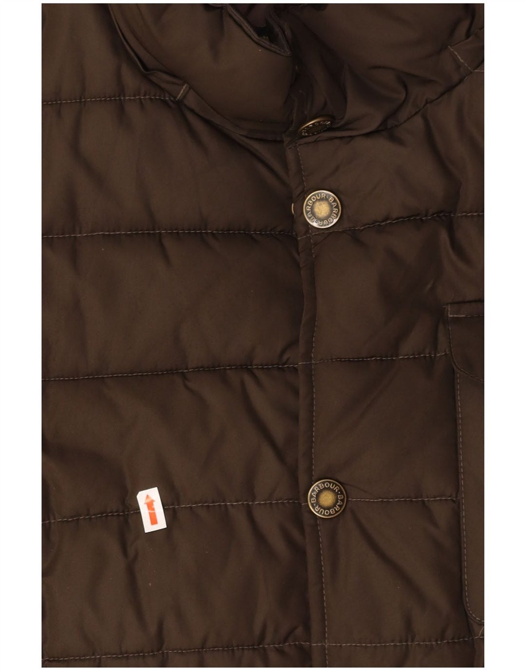 Męska ocieplana kurtka BARBOUR UK 36, mała, brązowa, poliester
