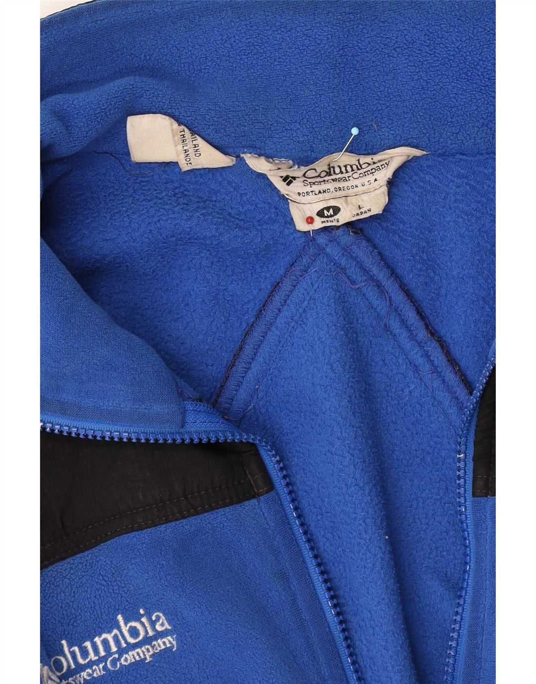 Ανδρικό μπουφάν από Titanium Fleece Columbia UK 38 Medium Blue Colourblock