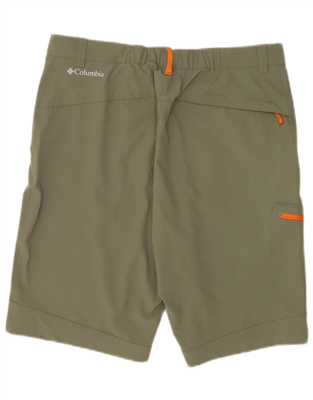 Columbia Mens Omni-Shield Cargo Shorts W34 Grande Poliéster Cáqui