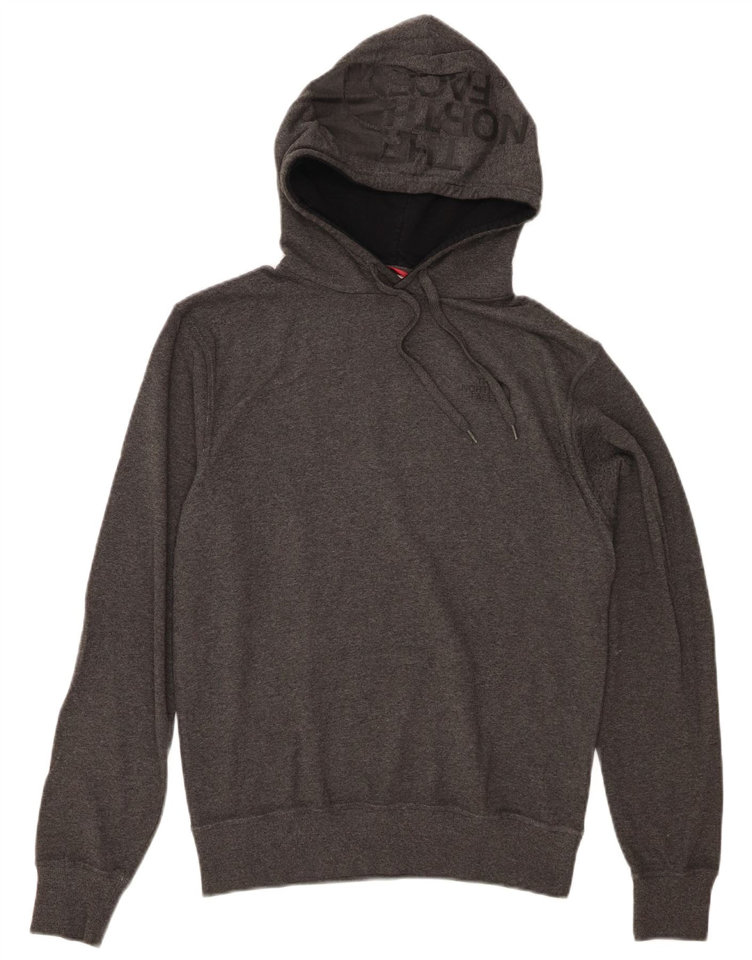 THE NORTH FACE Suéter gráfico masculino com capuz e algodão cinza pequeno