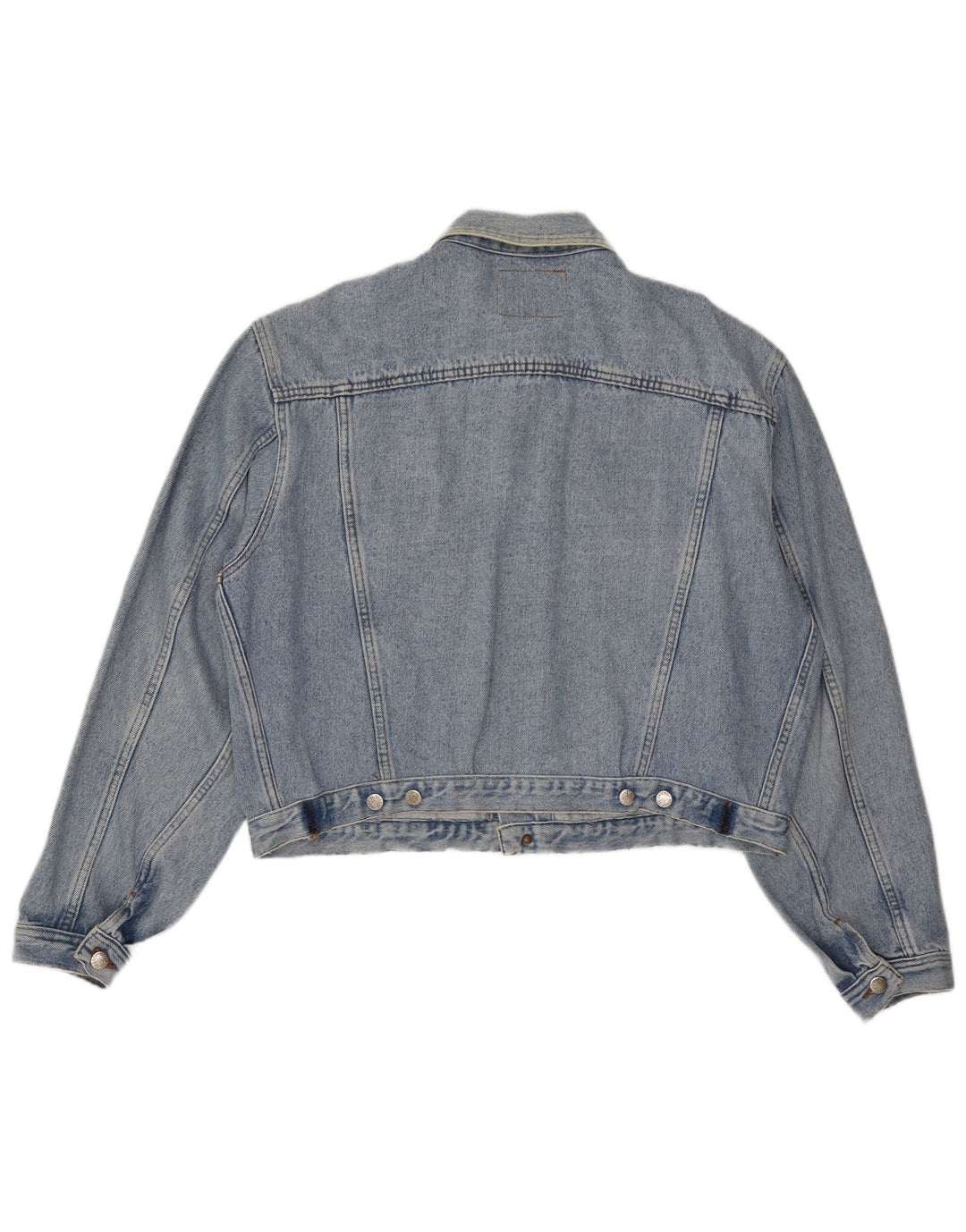 El Charro Womens Oversized Denim Jacket UK 18 XL Blue Cotton