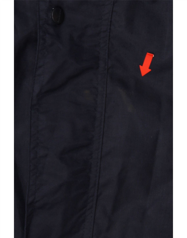 SPALDING Mens Windbreaker Jacket UK 42 XL Navy Blue Polyamide Vintage Spalding and Second-Hand Spalding from Messina Hembry 