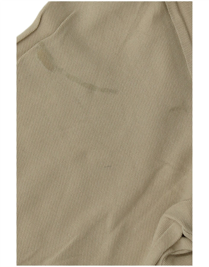 Asics Herren Langarm-Poloshirt Small Beige
