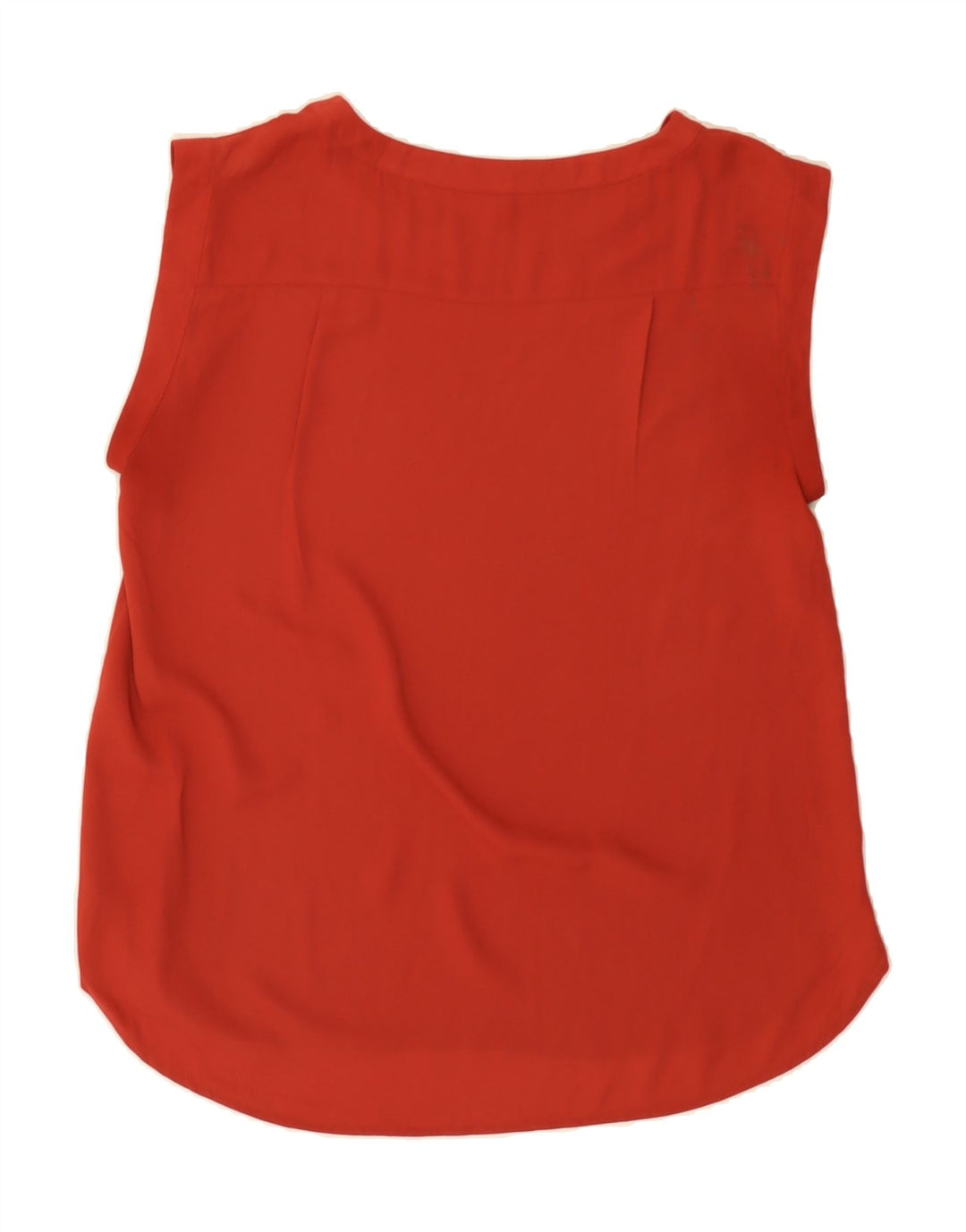 J. CREW Womens Sleeveless Blouse Top US 10 Large Red Polyester Vintage J. Crew and Second-Hand J. Crew from Messina Hembry 