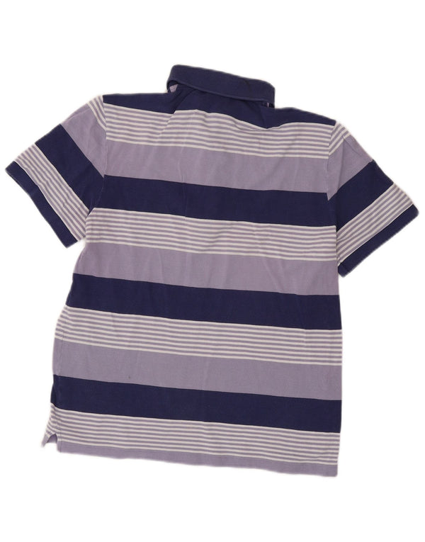 Lacoste Herre poloskjorte str. 4 Medium Lilla Stribet