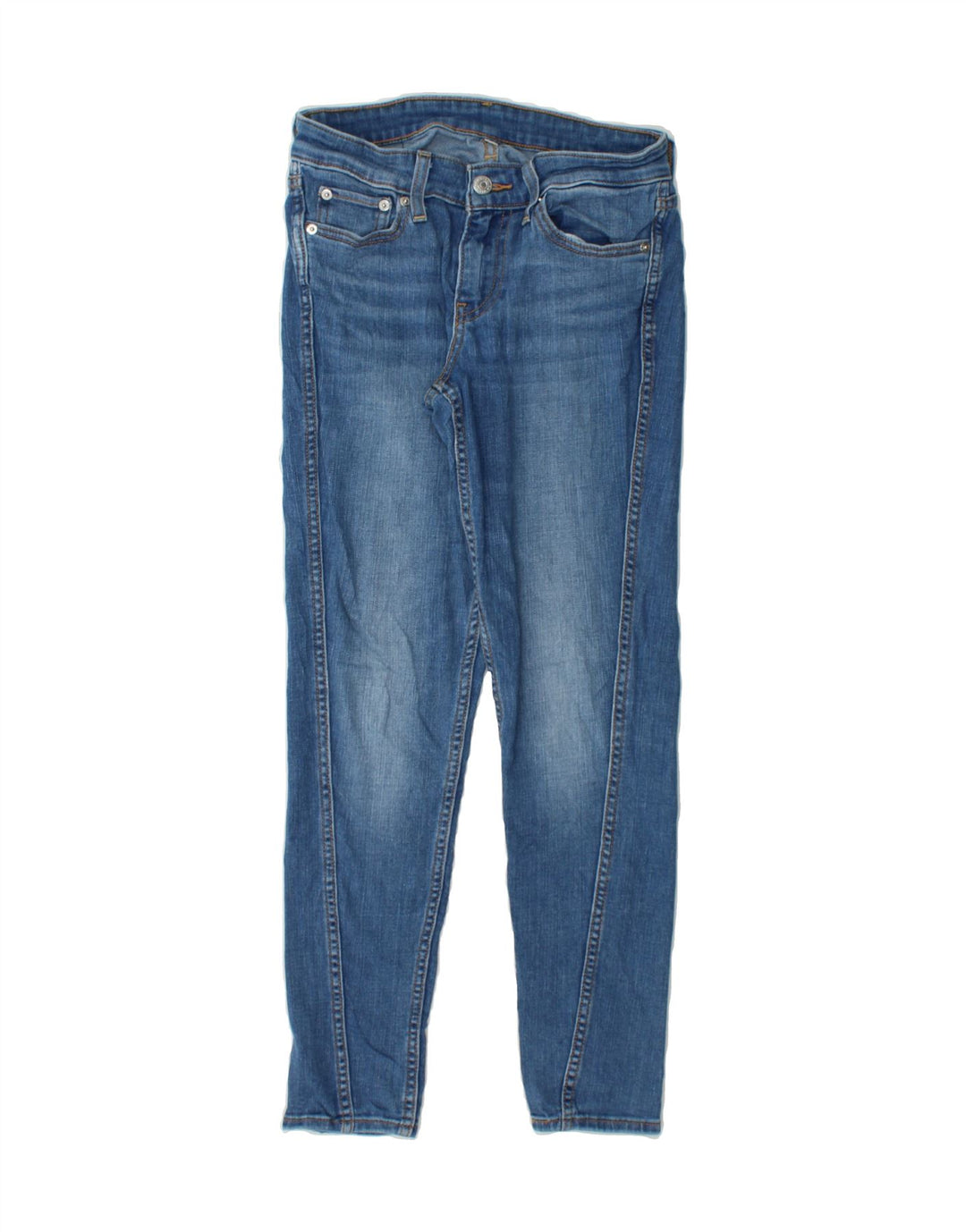 LEVI'S Womens Skinny Jeans W24 L27 Blue Cotton Vintage Levi's and Second-Hand Levi's from Messina Hembry 