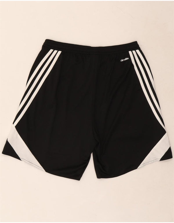 Adidas Mens Climalite Sport Shorts Medium Black Colourblock Polyester